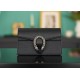 Gucci Dionysus Leather Super Mini Bag Black Leather