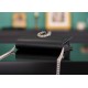 Gucci Dionysus Leather Super Mini Bag Black Leather