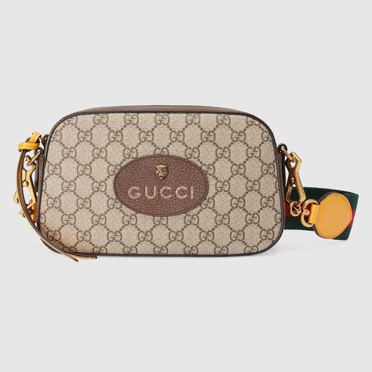 Gucci Neo Vintage Gg Supreme Messenger Bag Beige And Ebony