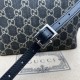 Gucci Ophidia Gg Small Shoulder Bag Black And Grey Denim