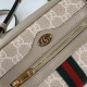 Gucci Ophidia Gg Mini Bag Beige And White Gg Supreme