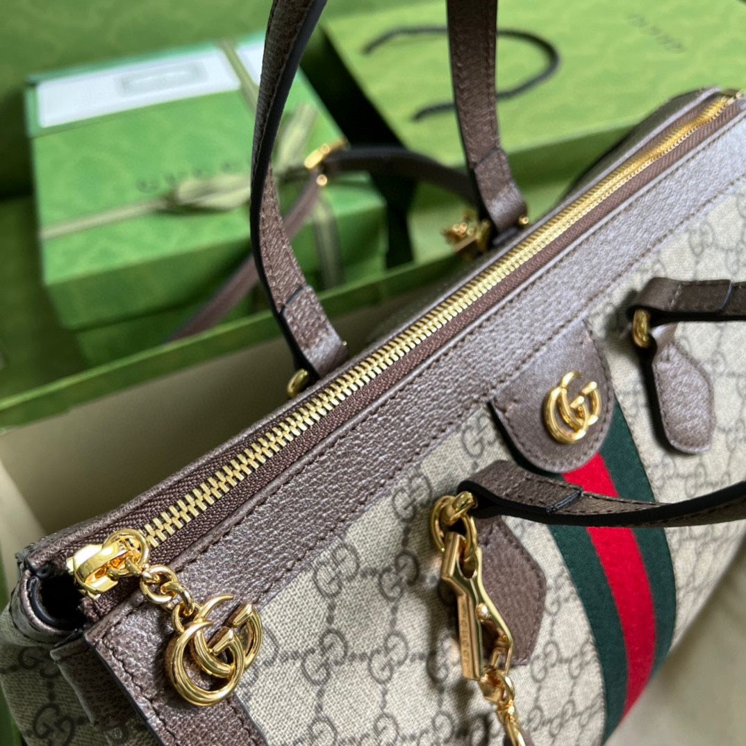 Gucci Ophidia Gg Medium Tote Bag Gg Supreme