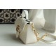 Gucci Gg Marmont Mini Top Handle Bag White Leather