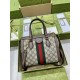 Gucci Ophidia Gg Small Tote Bag Beige/Ebony Gg Supreme