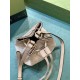 Gucci Ophidia Gg Mini Bucket Bag Beige And White Canvas