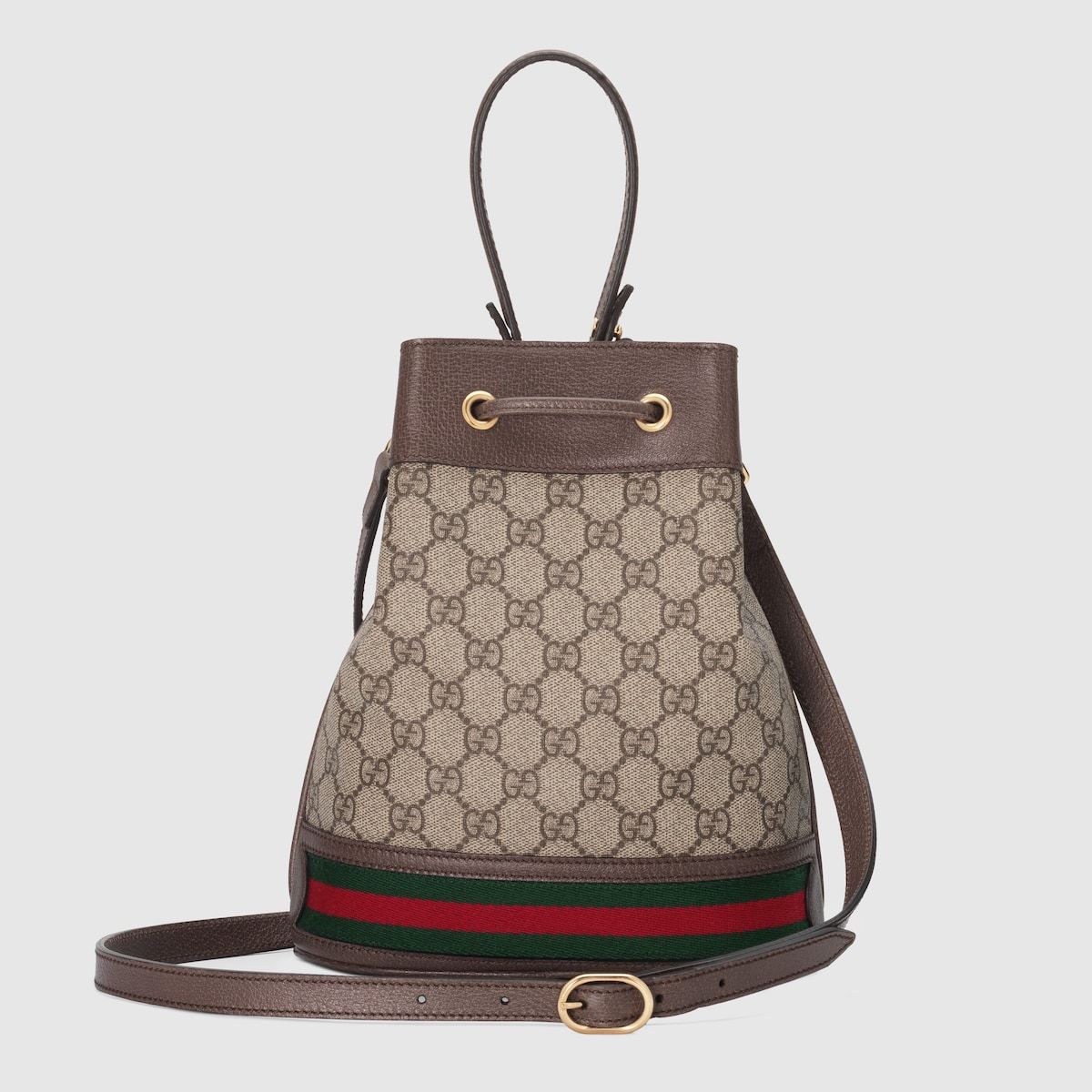 Gucci Ophidia Gg Small Bucket Bag Beige/Ebony Gg Supreme