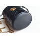 Gucci Gg Marmont Mini Bucket Bag Black Leather