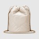 Gucci Gg Marmont Mini Bucket Bag White Leather