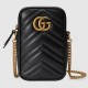 Gucci Gg Marmont Mini Bag Black Leather