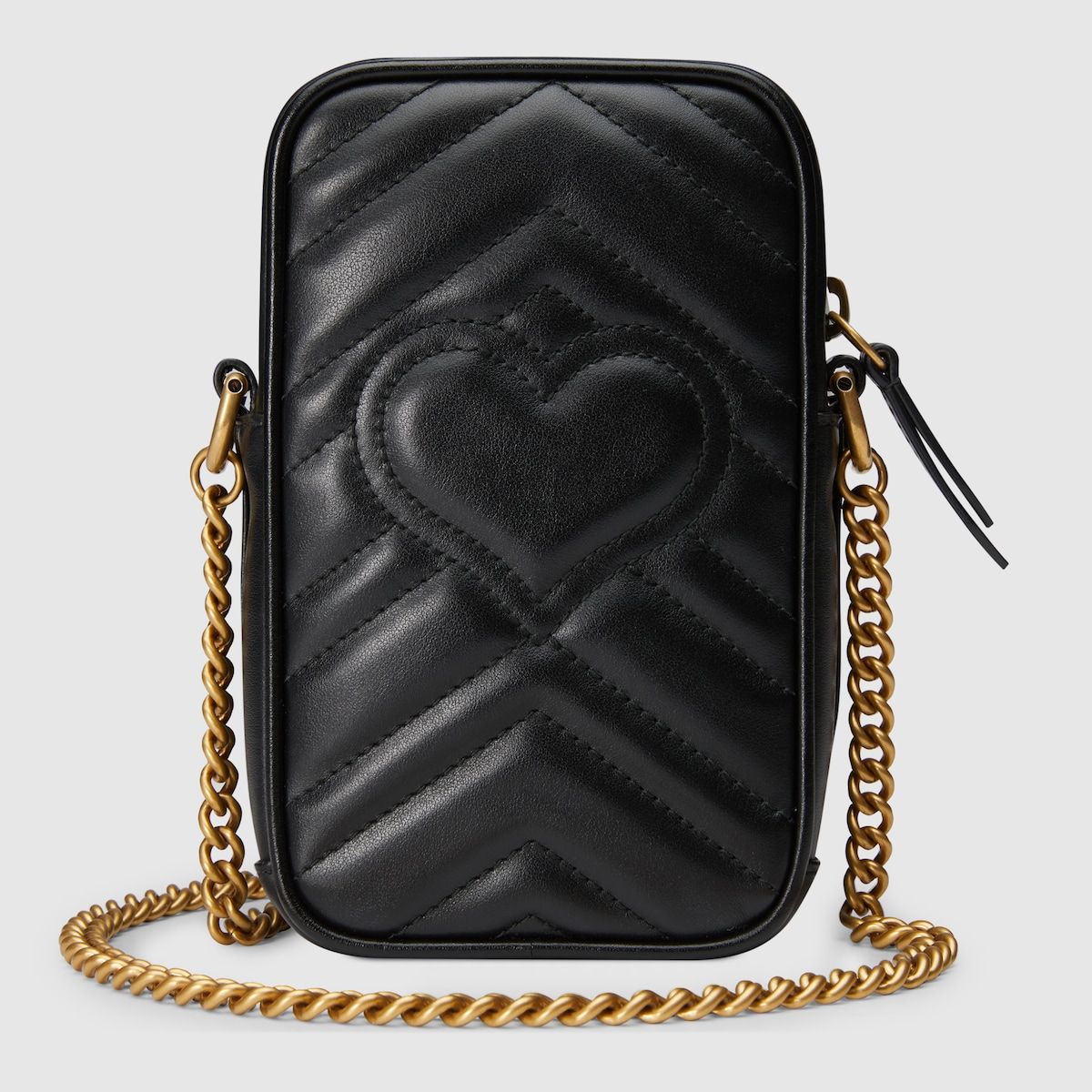 Gucci Gg Marmont Mini Bag Black Leather