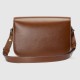 Gucci Horsebit 1955 Shoulder Bag Brown Leather