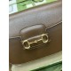 Gucci Horsebit 1955 Shoulder Bag Brown Leather