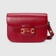 Gucci Horsebit 1955 Shoulder Bag Red Leather