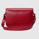 Gucci Horsebit 1955 Shoulder Bag Red Leather