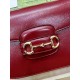 Gucci Horsebit 1955 Shoulder Bag Red Leather