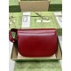 Gucci Horsebit 1955 Shoulder Bag Red Leather