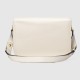 Gucci Horsebit 1955 Shoulder Bag White Leather