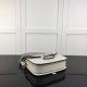 Gucci Horsebit 1955 Shoulder Bag White Leather