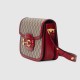 Gucci Horsebit 1955 Shoulder Bag Gg Supreme/Red