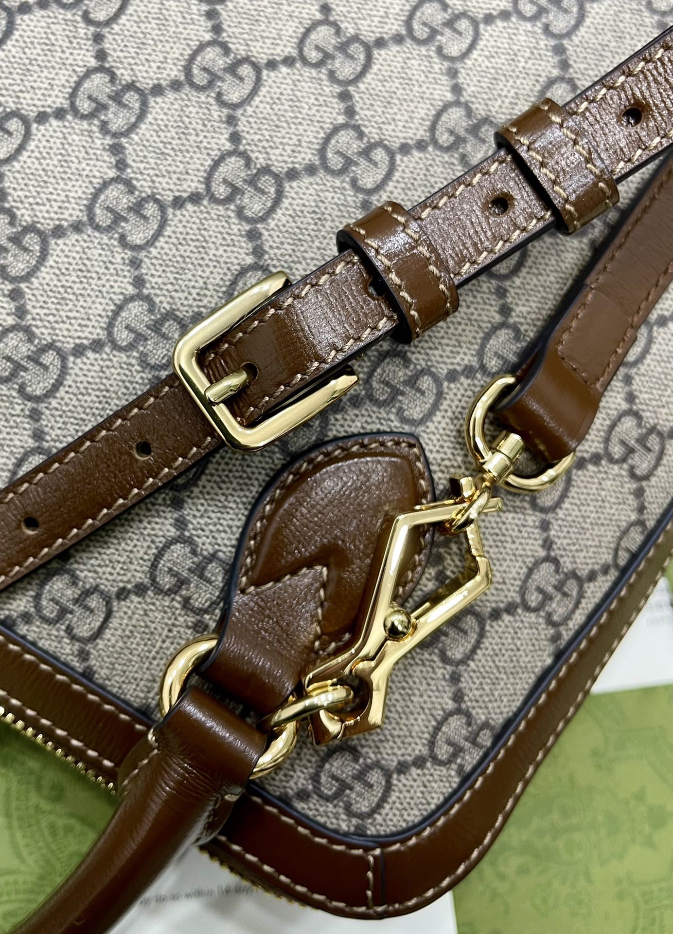 Gucci Horsebit 1955 Small Top Handle Bag Gg Supreme