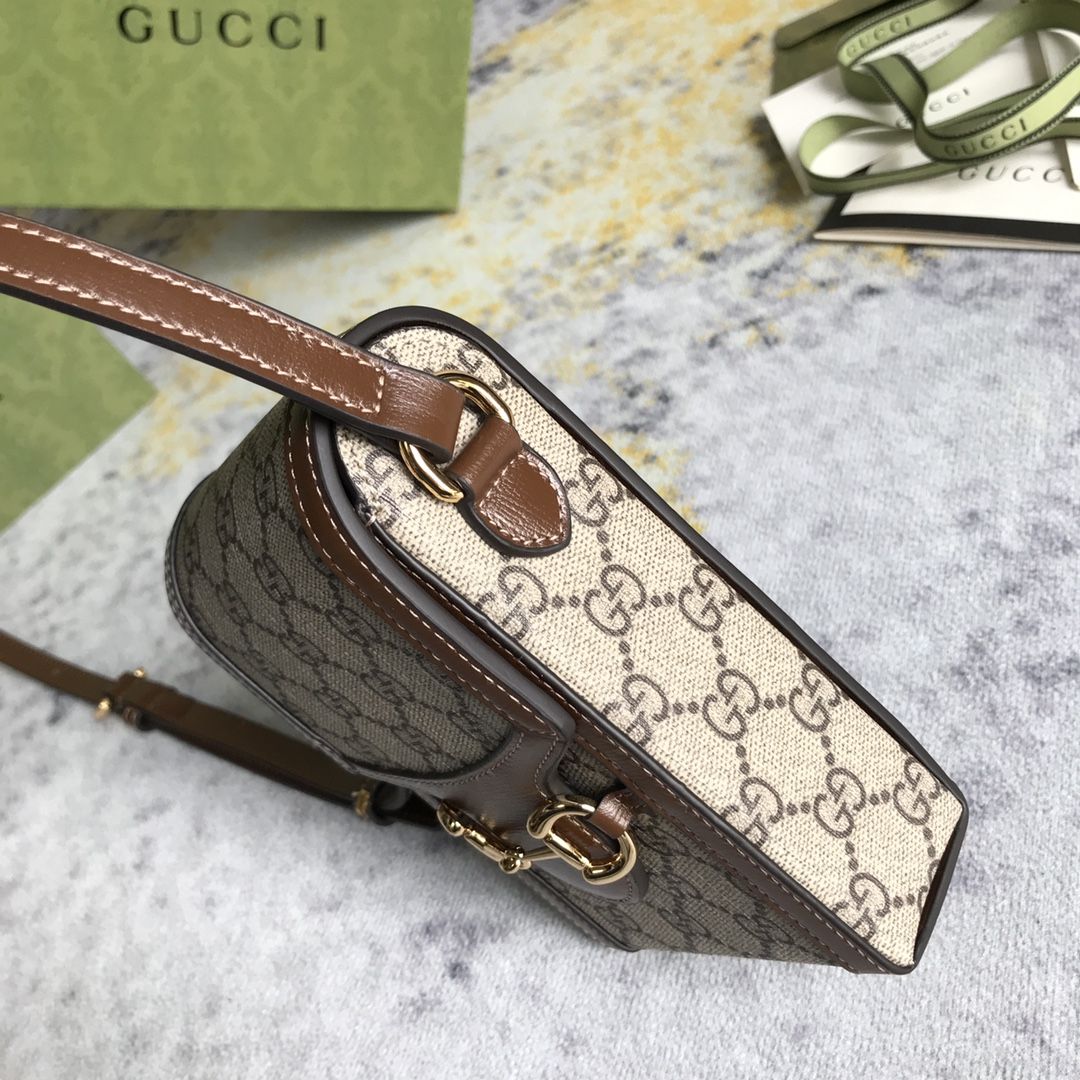 Gucci Horsebit 1955 Mini Bag Gg Supreme