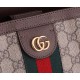 Gucci Ophidia Gg Medium Tote Beige And Ebony