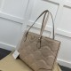 Gucci Gg Matelassé Medium Tote Rose Beige Leather