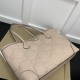 Gucci Gg Matelassé Medium Tote Rose Beige Leather