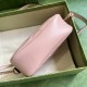 Gucci Gg Marmont Mini Shoulder Bag Light Pink Leather