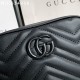 Gucci Gg Marmont Mini Shoulder Bag Black Leather