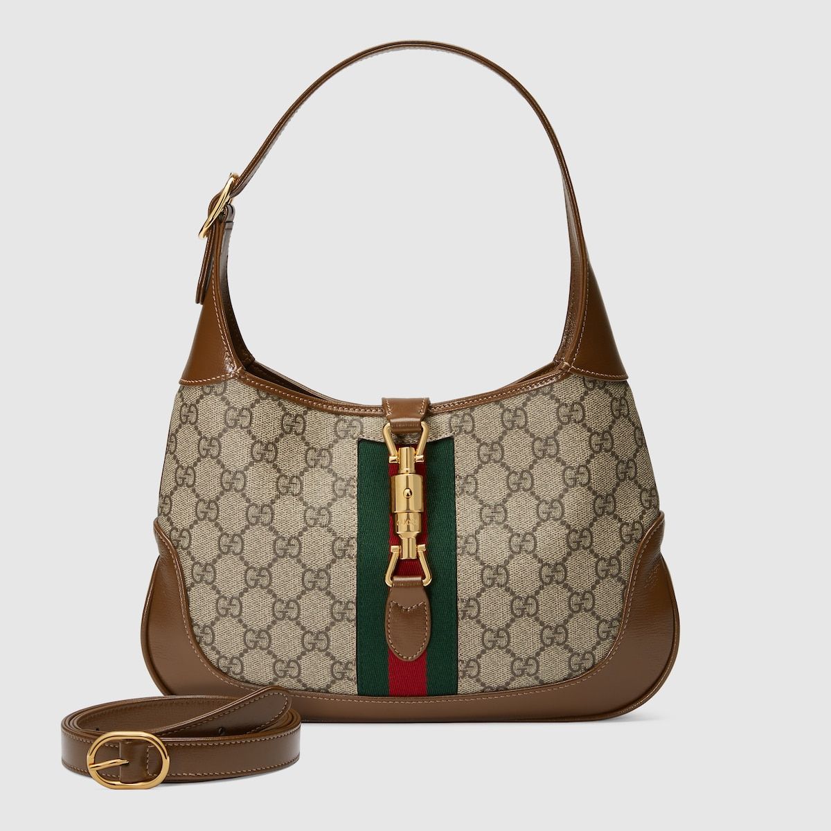 Gucci Jackie 1961 Small Shoulder Bag Gg Supreme Canvas