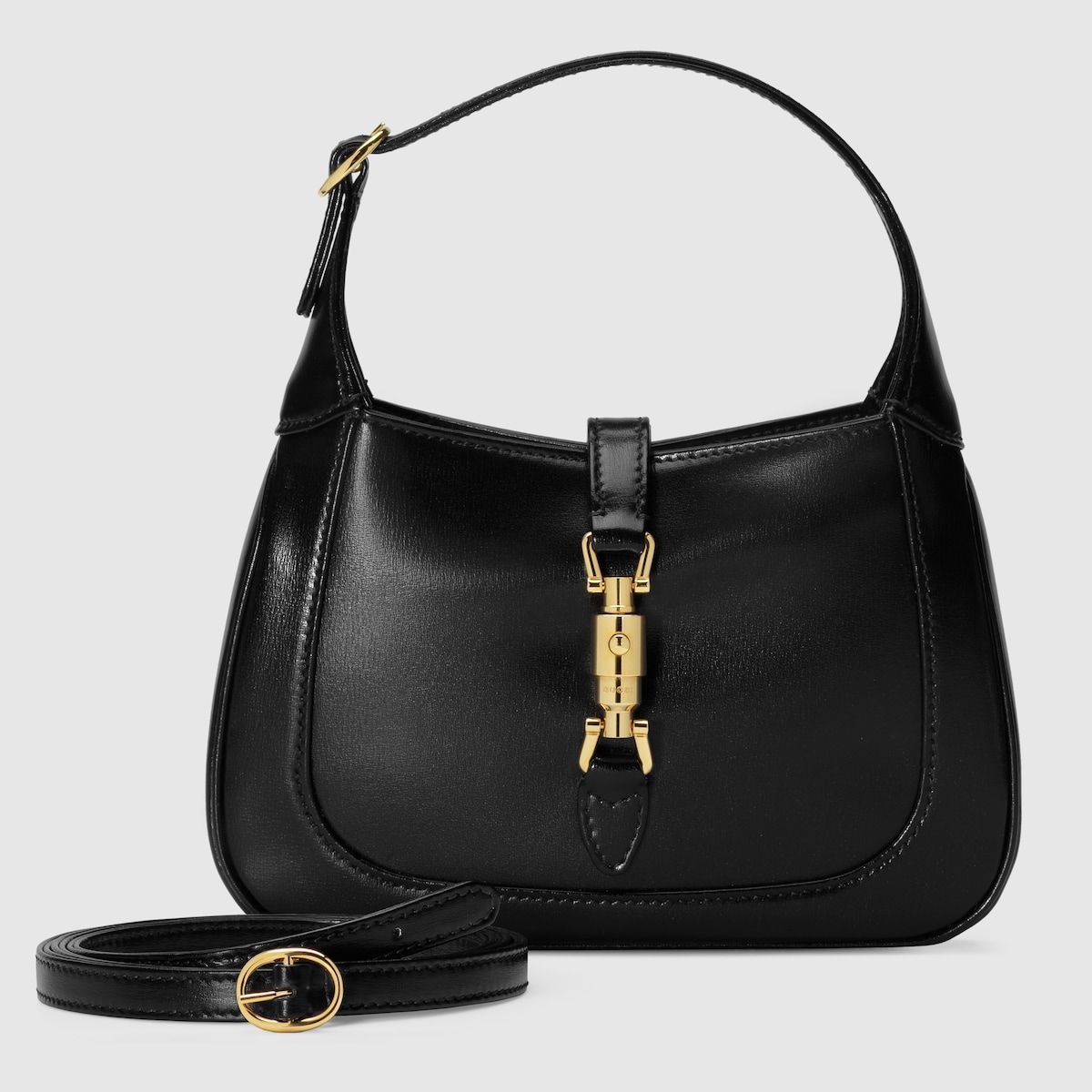 Gucci Jackie 1961 Mini Shoulder Bag Black Leather