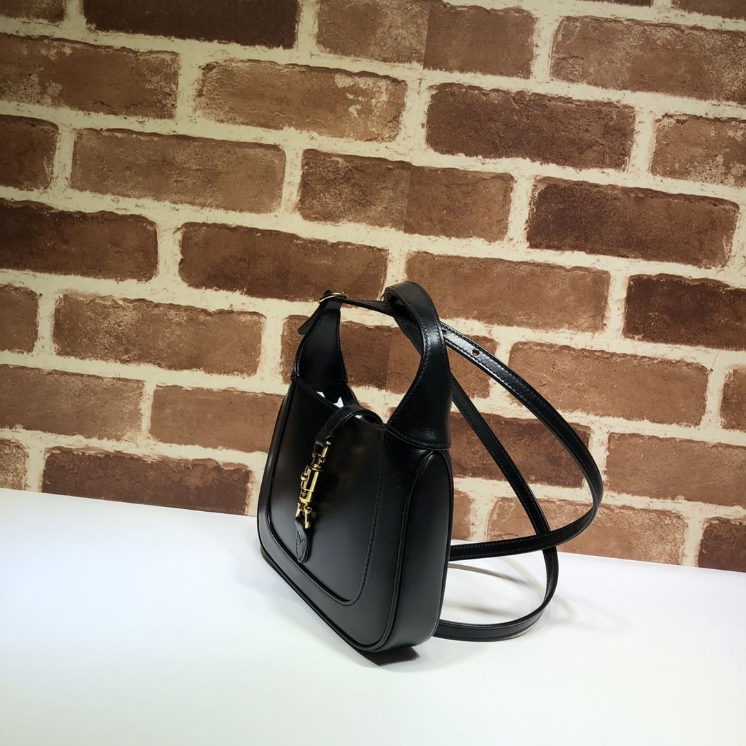 Gucci Jackie 1961 Mini Shoulder Bag Black Leather