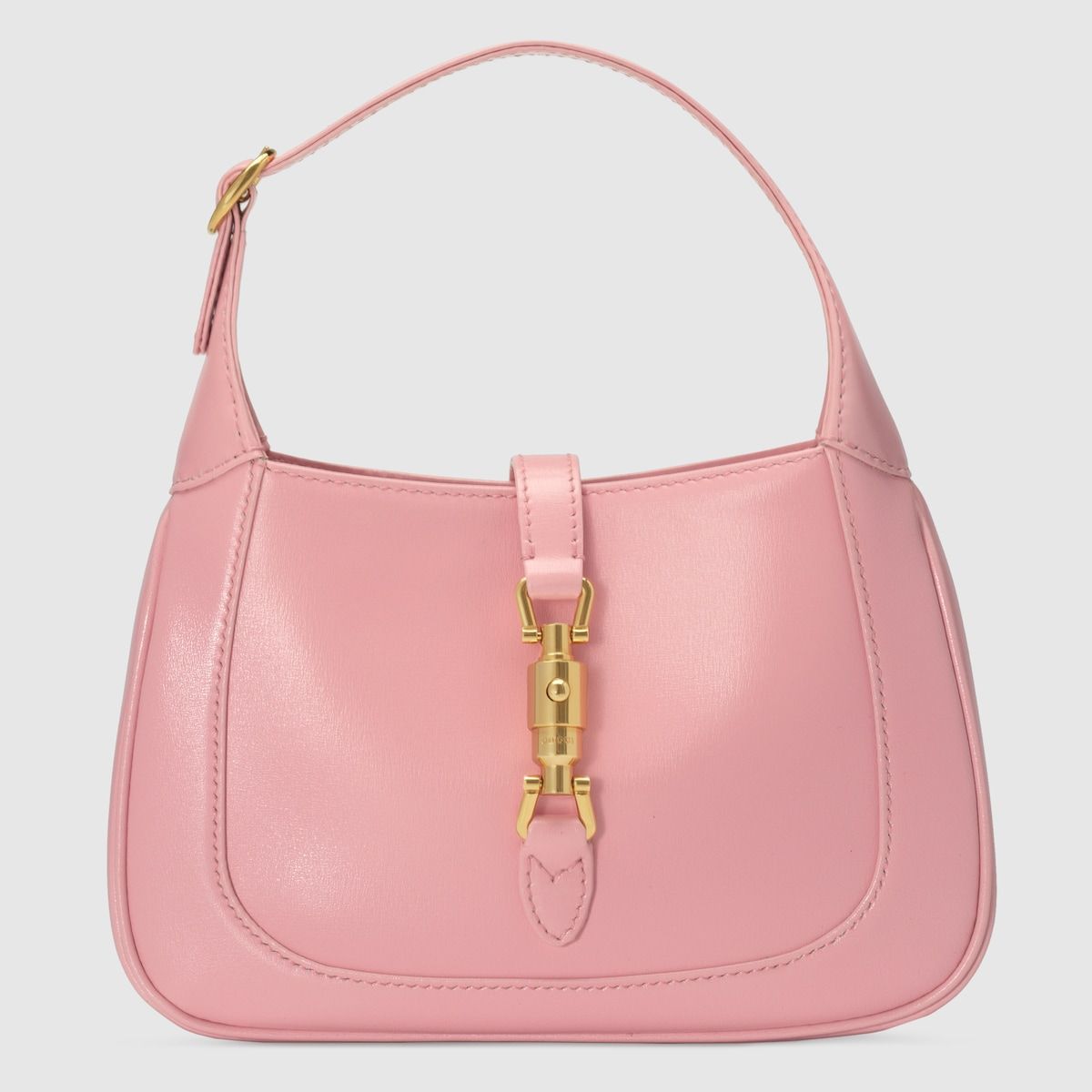 Gucci Jackie 1961 Mini Shoulder Bag Light Pink Leather