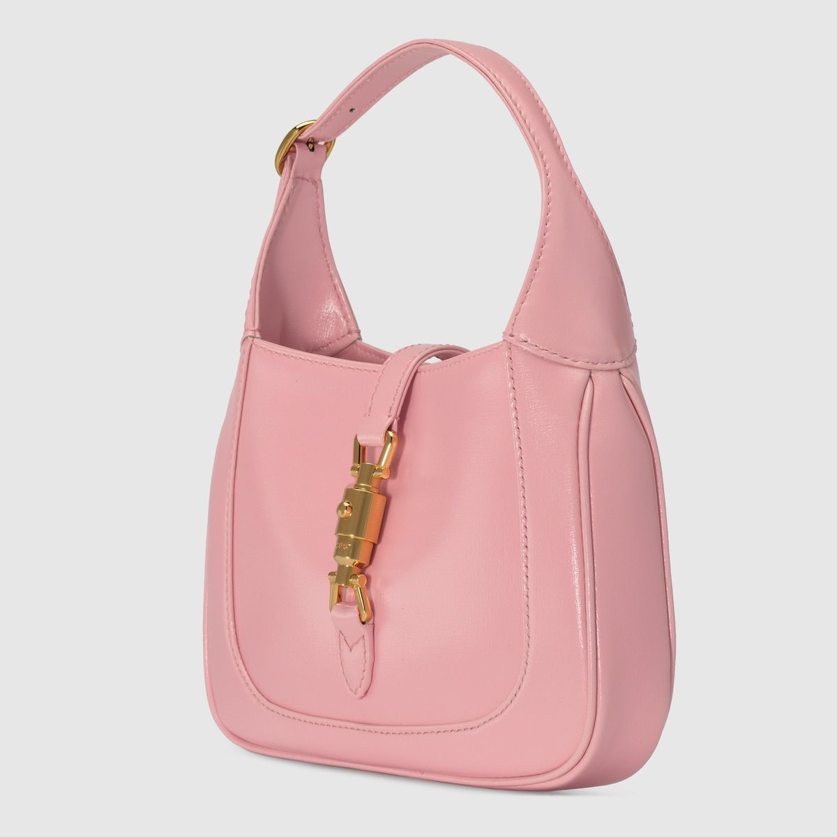 Gucci Jackie 1961 Mini Shoulder Bag Light Pink Leather