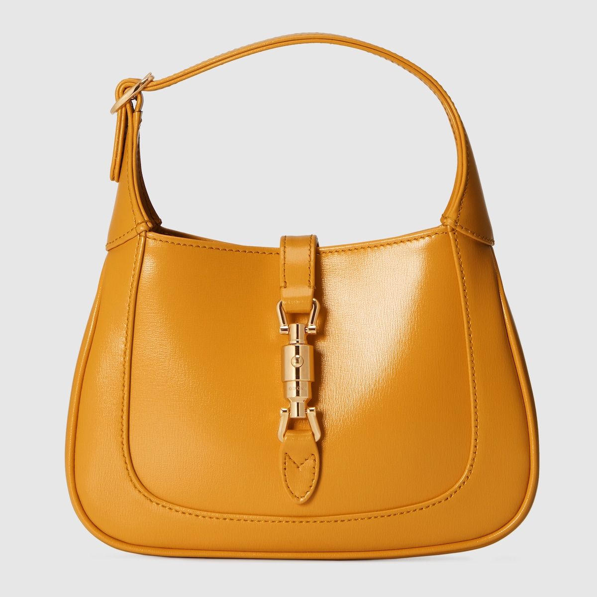 Gucci Jackie 1961 Mini Shoulder Bag Yellow Leather