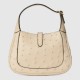 Gucci Jackie 1961 Ostrich Mini Shoulder Bag Ivory