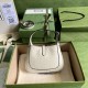 Gucci Jackie 1961 Ostrich Mini Shoulder Bag Ivory