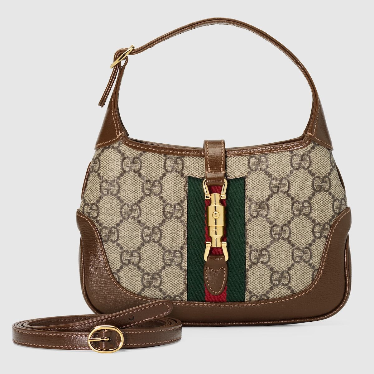 Gucci Jackie 1961 Mini Shoulder Bag Gg Supreme Canvas