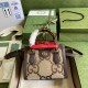 Gucci Diana Jumbo Gg Mini Tote Bag Camel And Ebony Canvas