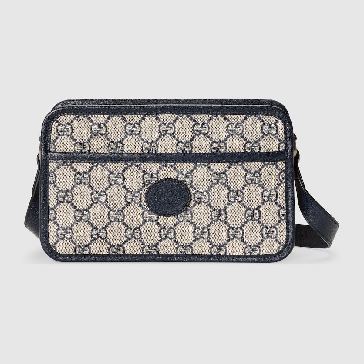 Gucci Mini Bag With Interlocking G Beige And Blue Supreme