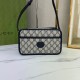 Gucci Mini Bag With Interlocking G Beige And Blue Supreme