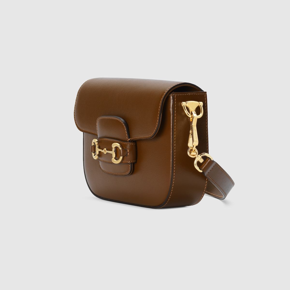 Gucci Horsebit 1955 Mini Bag Brown Leather