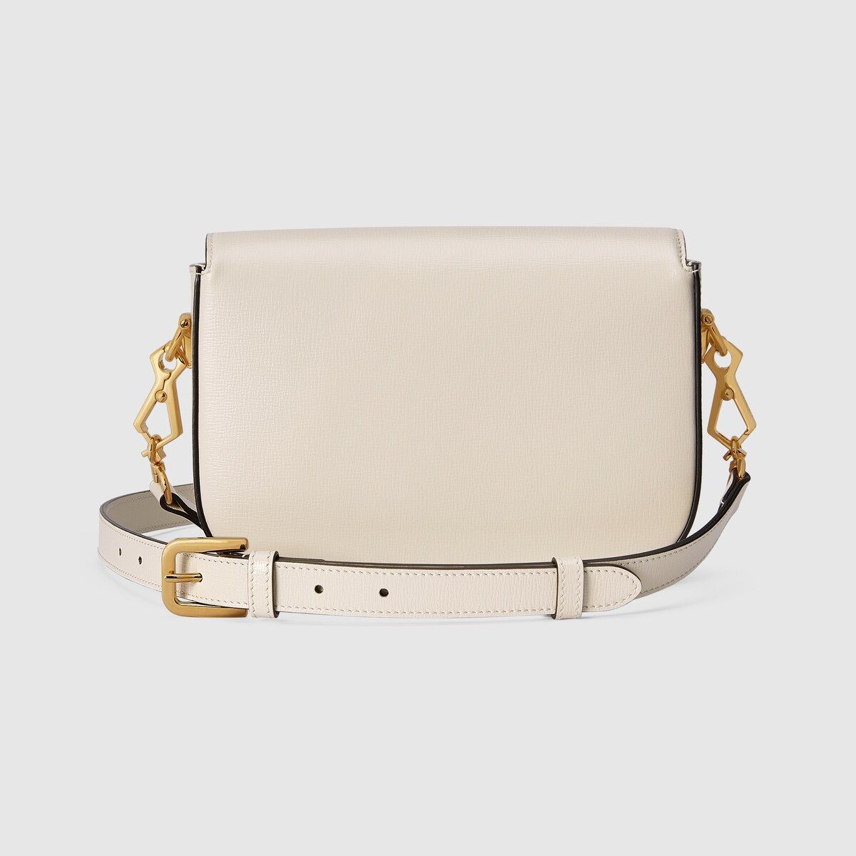 Gucci Horsebit 1955 Mini Bag White Leather