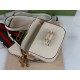 Gucci Horsebit 1955 Mini Bag White Leather