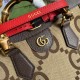 Gucci Diana Jumbo Gg Small Tote Bag Camel And Ebony Canvas