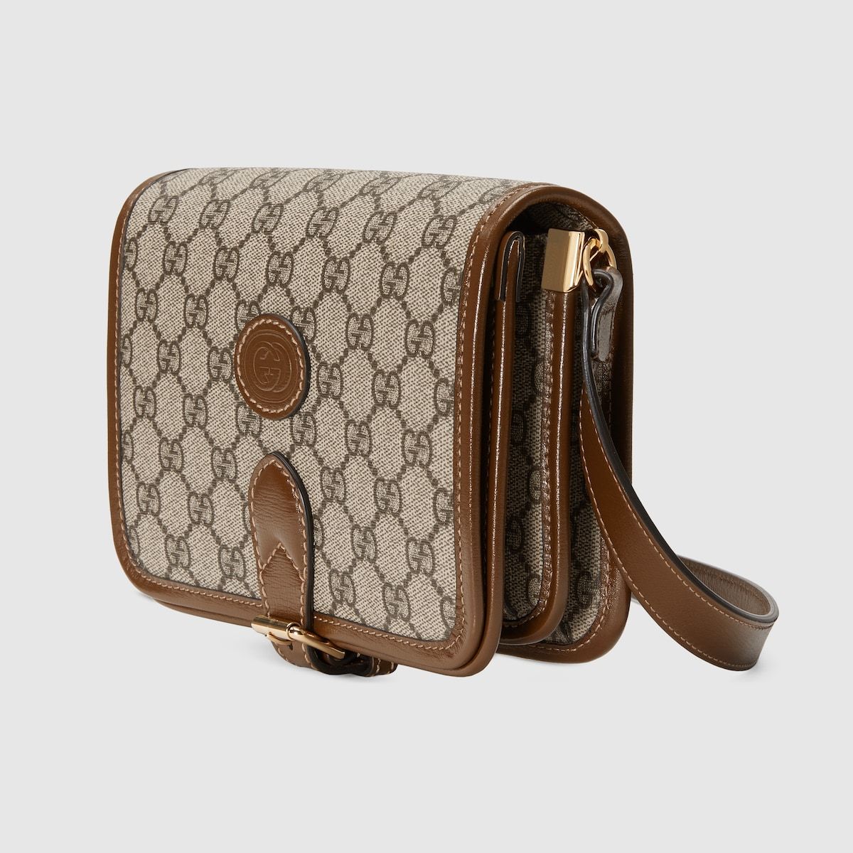 Gucci Mini Crossbody Bag With Interlocking G Gg Supreme