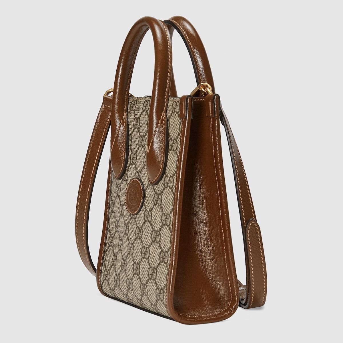 Gucci Mini Tote Bag With Interlocking G Gg Supreme