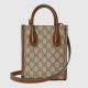 Gucci Mini Tote Bag With Interlocking G Gg Supreme