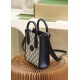 Gucci Mini Tote Bag With Interlocking G Beige And Blue Gg Supreme